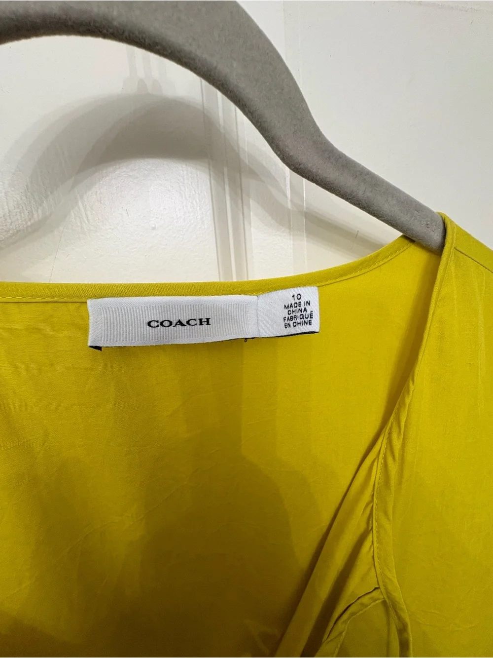 Coach Broderie Anglaise Puff Sleeve Dress, size 10 - Picture 2 of 6